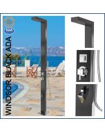 Windsor Black ADA 316L Marine Grade Stainless Steel Outdoor Pool Shower